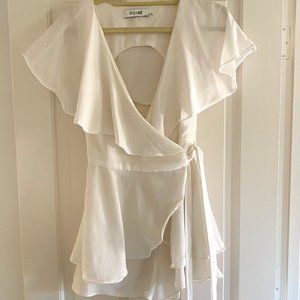 DO+BE Ruffle Tie Romper